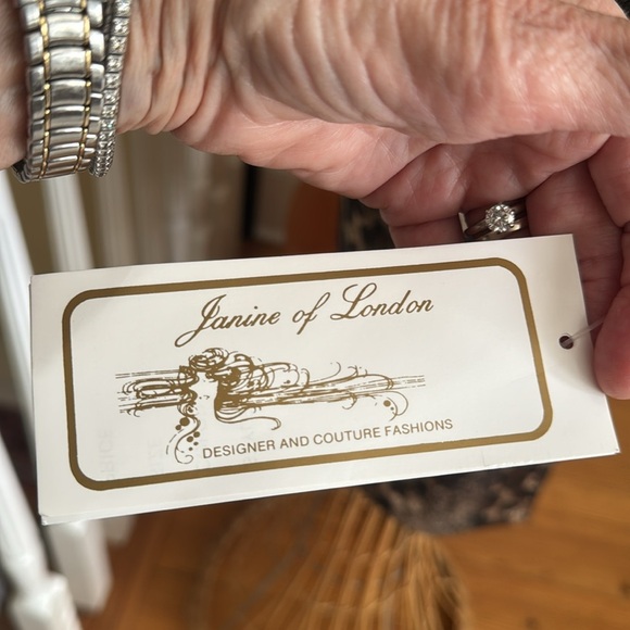 Janine of London NWT  designer and couture fashion leopard print  made in USA - Picture 8 of 13